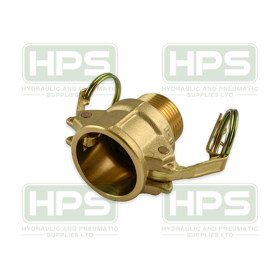 1/2&quot;  BSPT MALE COUPLER TYPE B BRASS