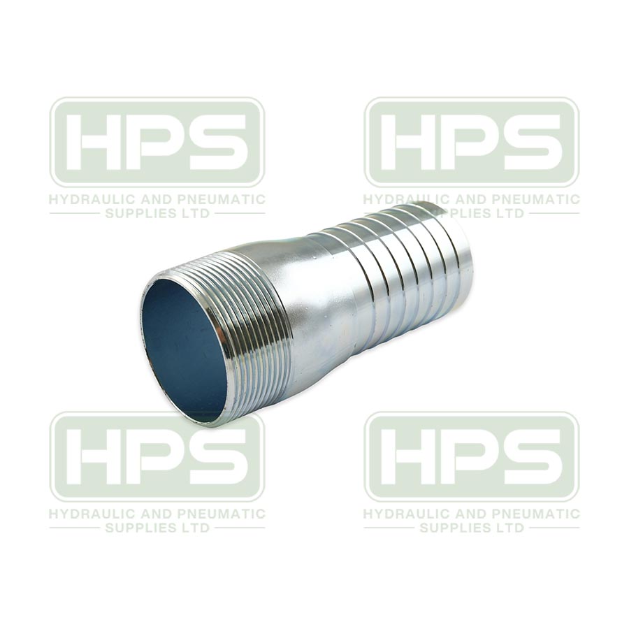 1.1/2&quot;BSPT STEEL COMBI NIPPLE PLATED