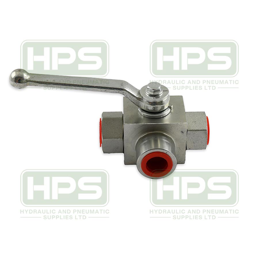 1/4&quot; BSPP 3 Way L-Port Ball Valve