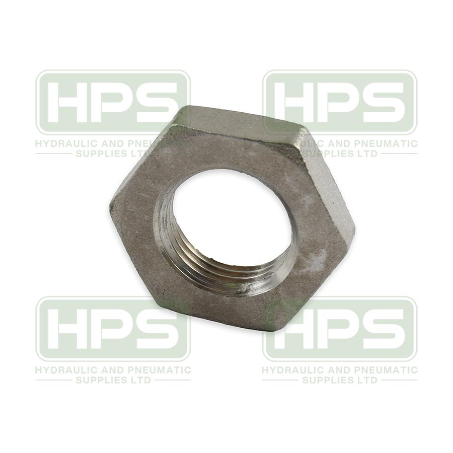 1/8&quot;  BSP FEM HEX LOCKNUT ST/STEEL 316