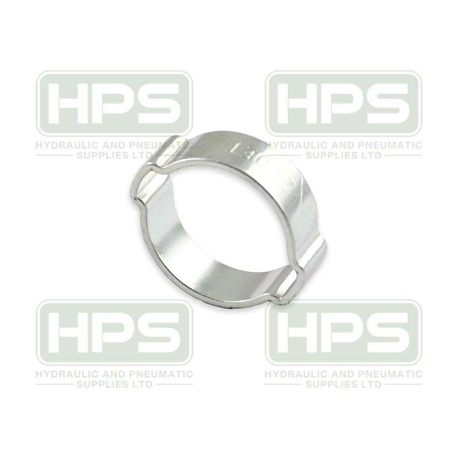 16.0- 19.0MM 2-EAR STEEL CLAMP PLATED