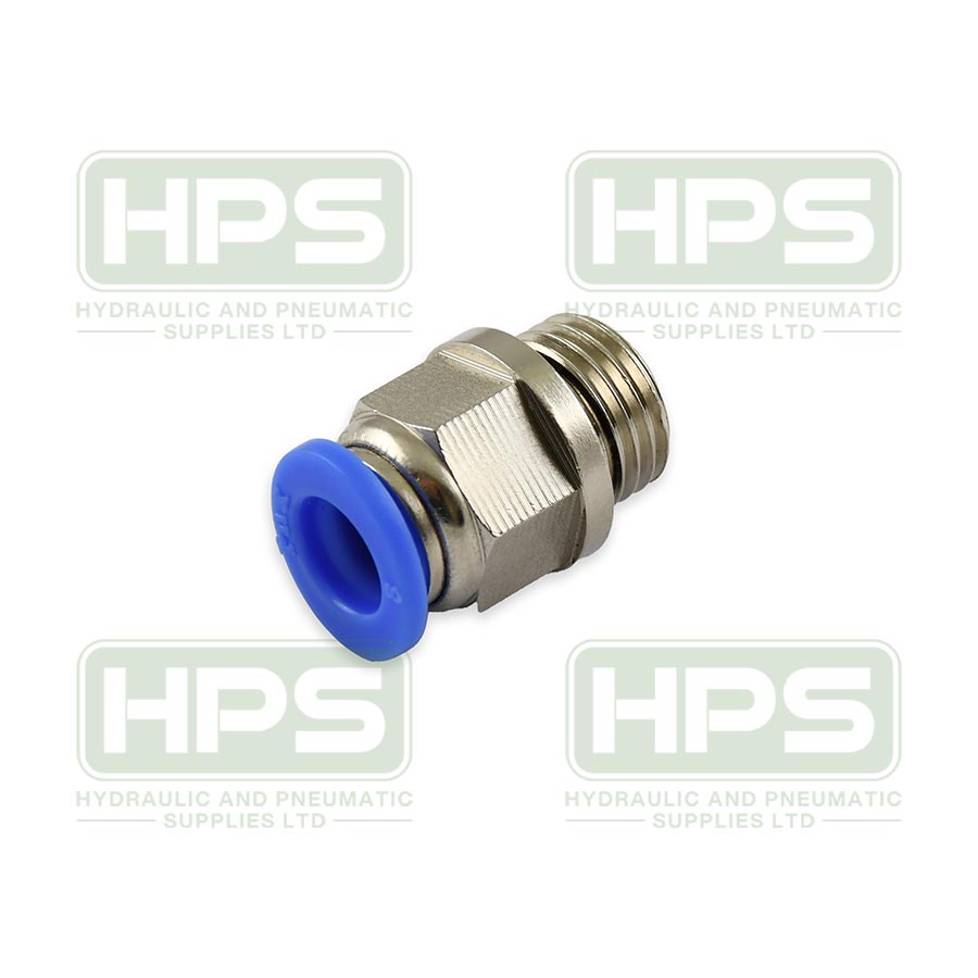 4mm - M5 Straight Male Adaptor (Round Body)