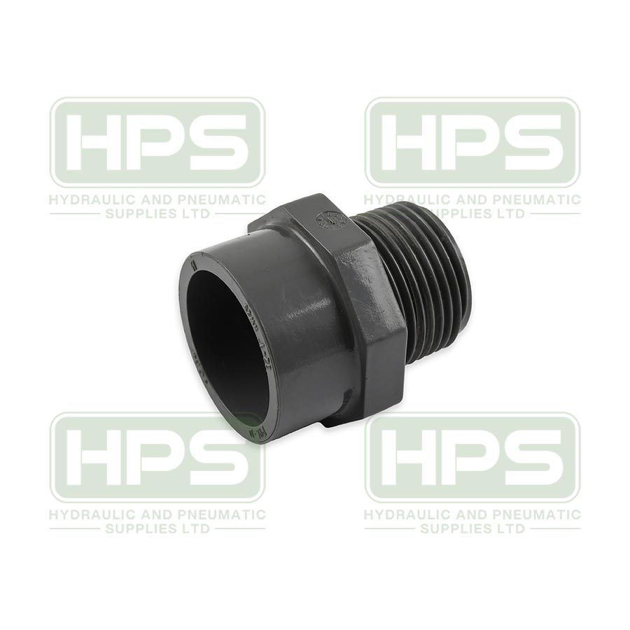 1/2&quot;-3/4&quot; PVC Plain M/F X 1/2&quot;bsp Male Adaptor