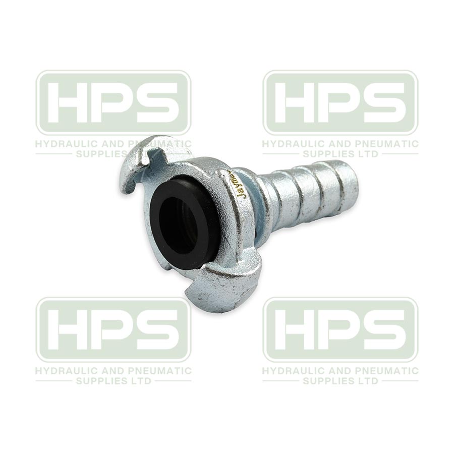 CLAW COUPLER 1/4&quot; HOSETAIL PLATED