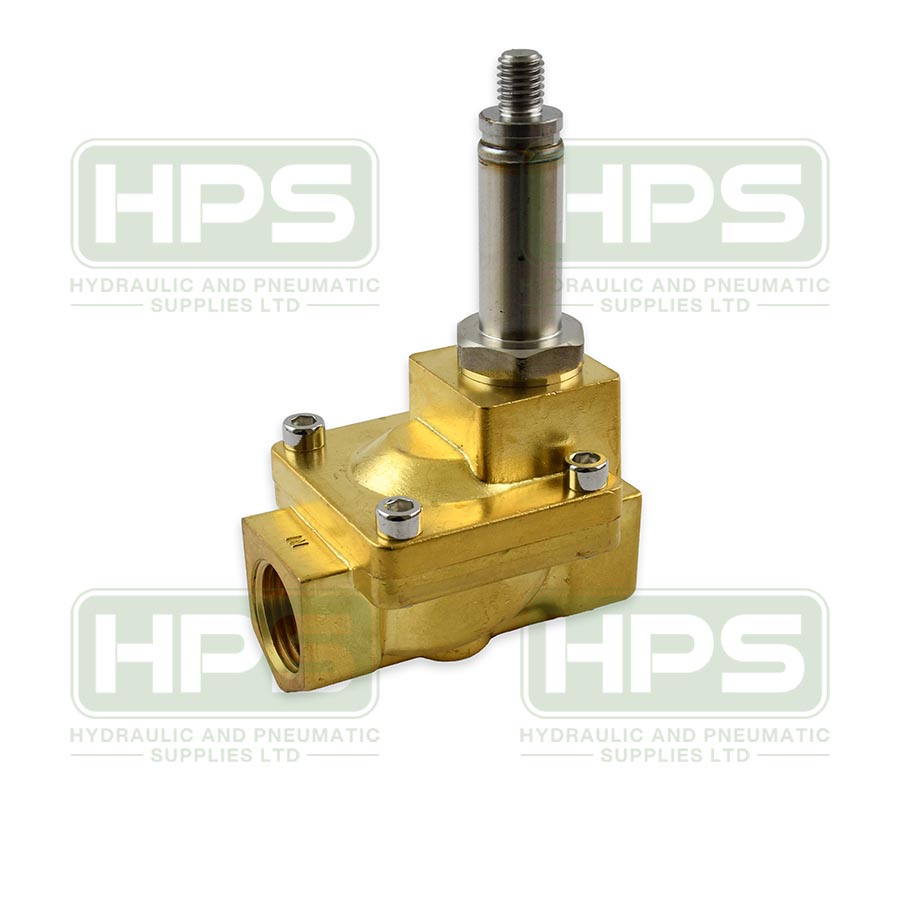 1/2&quot;bsp 2/2 Brass Solenoid Valve ONLY Pilot Operated, NBR Seal, Normally Closed