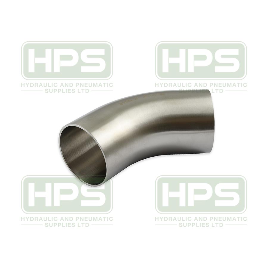 3/4&quot; Hygienic 316 ISO Bend 45deg